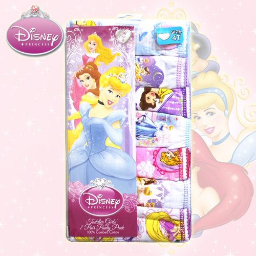 [ディズニー]Disney Princess 7pair panty pack #4/プリンセスパンツアソート4（7枚組）