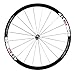 Gray 45/80 High Modulus Carbon Clincher Road Bike Wheel Set (Front/Rear Wheels)