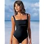 Newport News Shape fx All-over Control Square-Neck Tank Suit