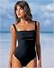 Newport News Shape fx All-over Control Square-Neck Tank Suit