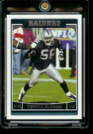 2006 Topps # 108 Derrick Burgess - Oakland Raiders - NFL Football Card
