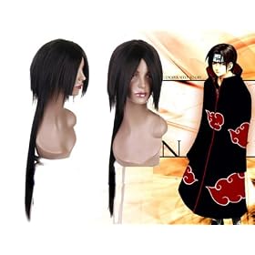 Cosplayland C406 - Naruto ITACHI long black Cosplay Wig