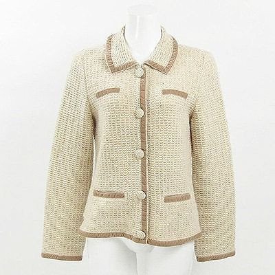 (フォクシー) FOXEY ベージュジャケット 42 中古