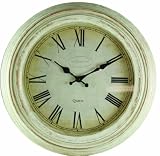 Kathy Ireland White Washed Wall Clock