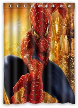 Scott Shop Fashion Custom Spider Man Window Curtain Thermal Insulated Blackout Window Curtains Drapery / Panels / Treatment Polyester Fabric 52 "x 72" Inch