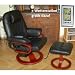 Massagesessel B22 De Luxe - Fernsehsessel schwarz