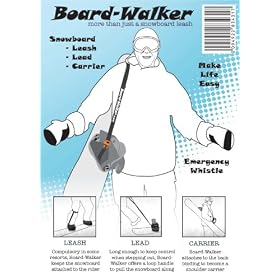 SNOWBOARD LEASH & CARRIER - 'Board-Walker'