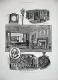 1884 LONDON CITY GUILDS COURT ROOM MASTER MAN GARDEN