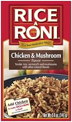 Rice-A-Roni Chicken & Mushroom, 5-Ounce Boxes (Pack of 12)