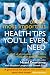 500 of the Most Important Health Tips You'll Ever Need: An A-Z of Alternative Health Hints to Help Over 200 Conditions