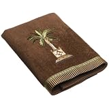 Avanti Banana Palm Bath Towel, Mocha by Avanti