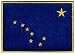 Alaska State Flag Embroidered Patch Iron-On AK Emblem