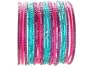 Beachcombers! Ethnic Glass Indian Wedding Bridal Bollywood Bangles Belly Dance Bracelets Set Turquoise