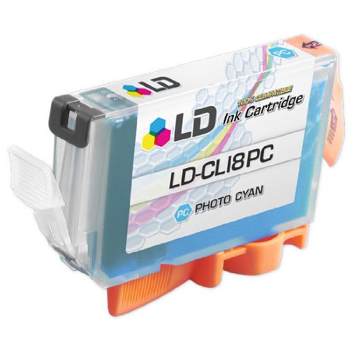 LD © Canon CLI-8PC Photo Cyan Compatible Inkjet Cartridge W/ Chip
