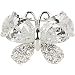 Stylish Butterfly Crystal Brooch Pin