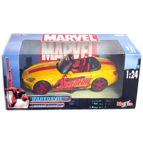  Marvel Dare Devil Honda S2000 1:24 Scale (Yellow)