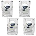 St. Louis Blues NHL 4pc Square Shot Glass Set by Great American Products