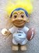 Russ Berrie CHARGERS Troll, with Yellow Hair
