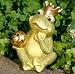 FROSCH FROSCHKÖNIG 18 CM MIT KUGEL TERRAKOTTA GARTEN