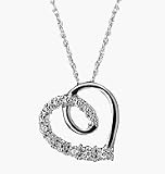 Avon Platina4 Diamond Accent Heart Necklace