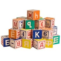 Uncle Goose 32 Russian Alphabet Blocks