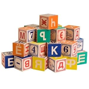 Uncle Goose Russian Alphabet Blocks by Lindenwood