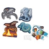 ORB Factory - ORB06224 - Loisir Cr�atif - Mosa�que autocollantes - Les Dragonspar ORB Factory
