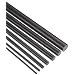 Acetal Round Rod Sample Pack, Black, 36" Length (Pack of 7)