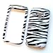 HTC Touch Pro 2 CDMA Rhodium (Verizon) Snap On Protector Hard Case Zebra