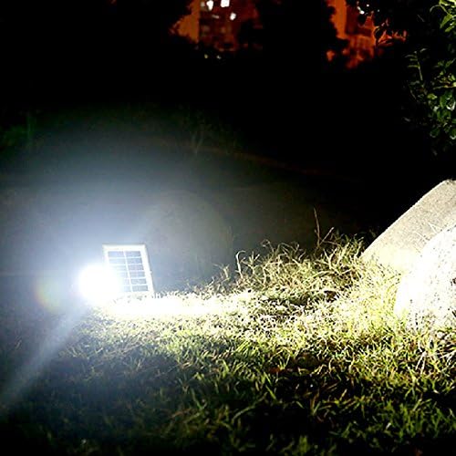 QCLED 10W Solar Led Flood Night Light Garden Spotlight Waterproof Outdoor Lamp (white)