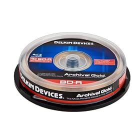 Delkin Devices Archival Gold Blu-Ray 4X BD-R 10-pack by 