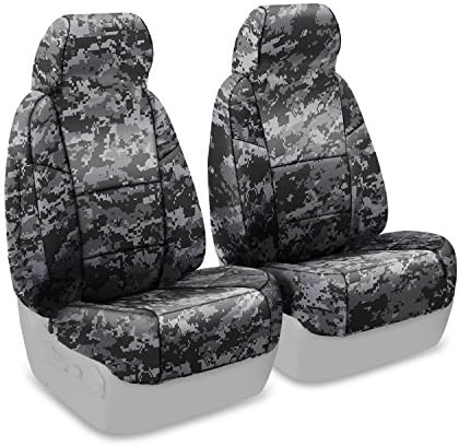 Coverking Custom Fit Center 50/50 Bucket Seat Cover for Select Toyota Sienna Models - Neosupreme Digital Camo (Urban )