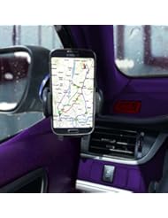 Wireless: Car Windshield & Air Vent Dual Purpose Holder Mount for 3" to 6" Cell Phone Apple Iphone 4/4s Apple Iphone 5/5s/5c Blackberry Z10 Blu Studio 5.0 S D570a 5" BLU Studio 5.3 Ii 5.3" BLU Studio 5.0 D530 5" BLU Quattro 5.7 Hd D460 6" BLU Life Play L100a 5.4" BLU Quattro 4.5 Hd 5.3" Caesar Quad Core 5.7" Capacitive 5" Touchscreen Smart Phone Corson Quadband 5" Cubot Gt99 4.5" Mtk6589 Smart Phone Dual S580 the 5" SIM Smart Phone Dapeng A9230+ 5" Smart Phone HTC Titan Ii 4g Windows Phone 5.1" HTC EVO 4g HTC EVO 3d 5.2" HTC Droid DNA Phone 5.5" HTC One Smartphone 5.4" HTC One Mini 5.1" HTC One X 5.1" HTC One V 4.7" HTC Hd7 Cell Phone 5" HTC Windows Phone 8x 5.2" Huawei 4.5" Quad Core Android Huawei 4.5" G510 Smart Phone Hero H9300 - 5.3" Jelly Bean Pae920 Android Phone 5" Kyocera Rise Android Phone 5" Kyocera Hydro Elite 4.8" Lg Revolution Vs910 5" Lg Optimus L7 L9 5" Lg Optimus G 5.3" Lg Viper 4g LTE 5" Lg - Escape 4g 5" Lg G2 Vs980 5.1" Lg Lucid 2 5" Lenovo A830 K860 5" Smartphone Nokia Lumia 521 4.7" Nokia Lumia 620 4.7" Nokia Lumia 800 4.7" Nokia Lumia 810 4.7" Nokia Lumia 822 5" Nokia Lumia 900 5.1" Nokia Lumia 920 5.1" Nokia Lumia 925 5.1" Nokia Lumia 928 5.1" Nokia Lumia 1020 5.2" Motorola Droid 3 5.2"android Phone Motorola Droid Razr Maxx Hd 5.2" Motorola Droid Mini 4g 5" Motorola Droid Ultra 5.1" Motorola Moto X 5.2" Motorola Atrix Hd 5.1" Motorola Atrix 2 Mb865 5.1" Motorola Photon Q 5.1" Motorola Flipside Mb508 4.3" Mango Natural Star I9220/n9770 5" Smart Phone O.sa 4.5" Sjny W7500 Android Phone Phicomm Smart Phone 5" Touchscreen Pantech Discover 4g 5.1" Pantech Flex 5.1" Samsung Galaxy Note 5.3 Samsung Galaxy Note2 5.5" Samsung Galaxy Note3 6" Samsung Galaxy S Samsung Galaxy S3 Samsung Galaxy S4 Samsung Galaxy Nexus 5" Samsung Galaxy Ace S5830 4.5" Samsung Captivate I897 Cell Phone 5" Samsung T929 Memoir 4.1" Samsung Ativ S Neo 5.1" Samsung Focus 2 I667 4.8" Sony Xperia Sola Mt27i 4.8" Sony Xperia Z 5" Sony Xperia Miro St23a 4.5" Sony Xperia Go St27a - Polkaduck