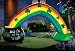 Pot Of Gold W/ Rainbow Lighted St. Patrick's Day Inflatable by Collections Etc