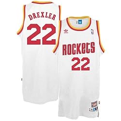 Adidas Houston Rockets Clyde Drexler Soul Swingman Home Jersey
