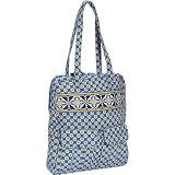 Vera Bradley Tall Zip Tote (Closeout) (Riviera Blue)
