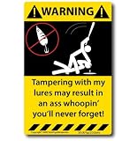 Decal For Bass Fishing Lures vintage Tackle Box NEW!