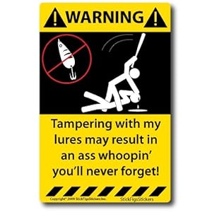 Decal For Bass Fishing Lures vintage Tackle Box NEW!