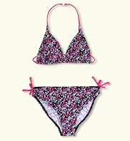 Girls' Limited Halter Neck Heart Bikini [T74-8406W-S]
