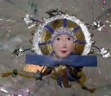 Department 56 Krinkles Angel Face in Sun with Wings Christmas Ornament #85478