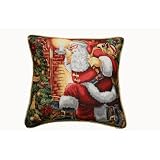 Christmas Santa Claus Design 18 X 18 Cushion Cover