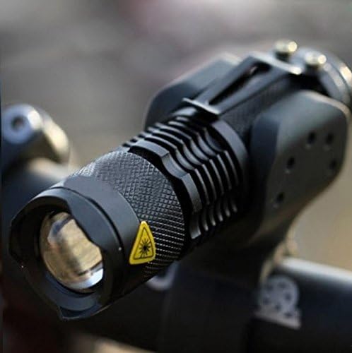 K-navi 250 Lumen Mini Q5 Zoomable LED Flashlight Adjustable Focus Portable LED Light Lamp Flashlight Torch