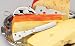 Nickel-plated Two Piece Cheese Knife and Mouse Server Set