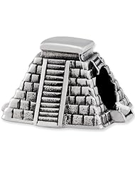Reflections Beads Silver Mayan Temple Travel Bead