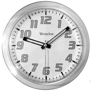 Westclox Wall Clock - Silver - 32004