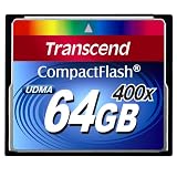 Transcend 400X - 64 GB Compact Flash Memory Card TS64GCF400 (Blue)