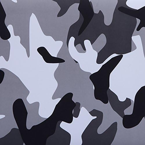 HDE Pattern Hard Shell Clip Snap-on Case for MacBook Air 13" - Fits Model A1369 / A1466 (Camo Grey)