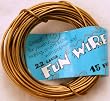 Fun Wire 22 Gauge Coil - Icy Gold