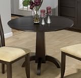 Jofran Double Drop Leaf Casual Dining Table in Dark Chianti Finish