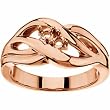 14K Rose Gold Mother's Ring - 2 Gemstone -- YOU CHOOSE THE COLORS!
